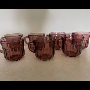 Vintage Amethyst Forte Crisa (Mexico) glasses